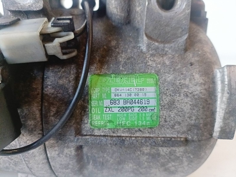 Recambio de compresor aire acondicionado para ssangyong kyron d20dt / 664950 referencia OEM IAM 6641300015  