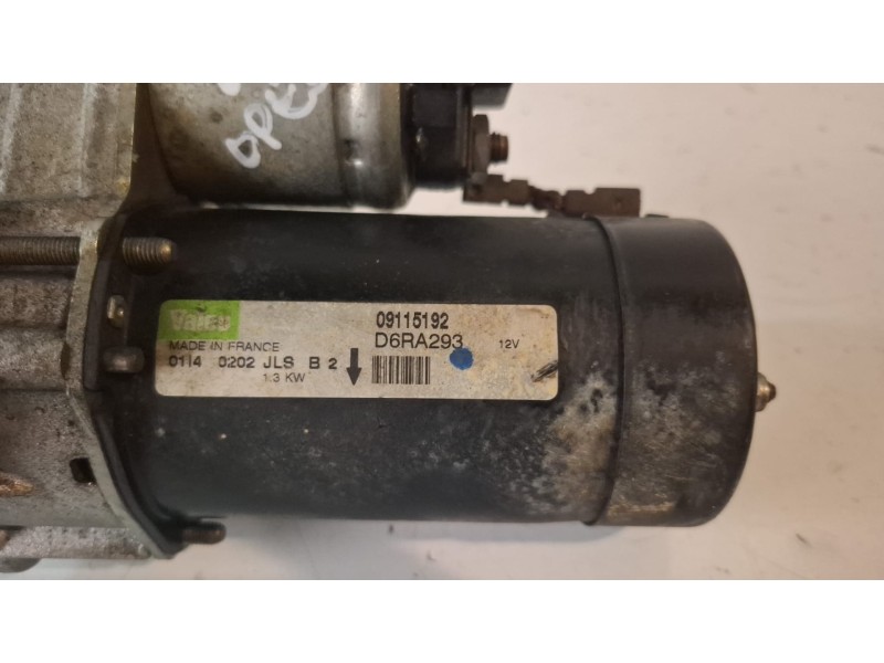 Recambio de motor arranque para opel corsa c z12xep referencia OEM IAM D6RA293  