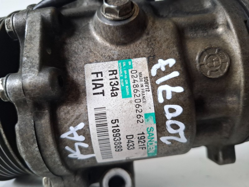 Recambio de compresor aire acondicionado para peugeot bipper 199a9000 referencia OEM IAM 51893889  