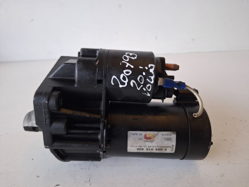 Recambio de motor arranque para volvo serie 440 b16f referencia OEM IAM 0986016400  