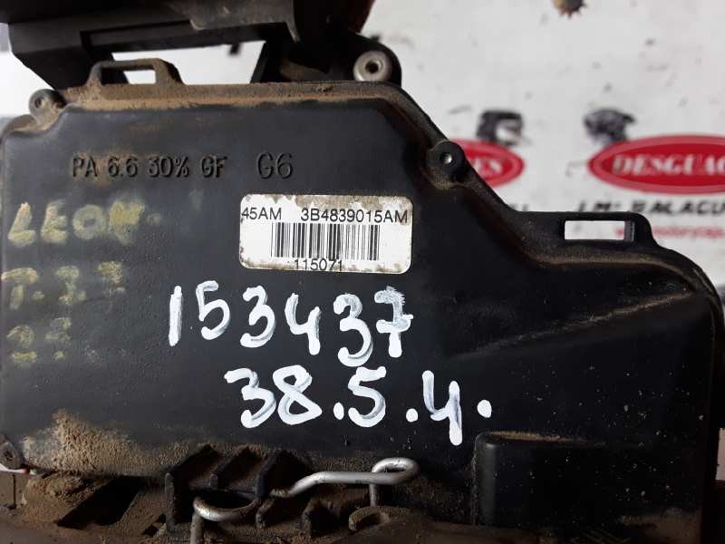 Recambio de cerradura puerta trasera izquierda para seat leon (1m1) arl referencia OEM IAM 3B4839015AM  