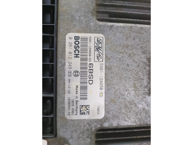 Recambio de centralita motor uce para ford fusion (cbk) hhja referencia OEM IAM 5S6112A650ED/0281012249  