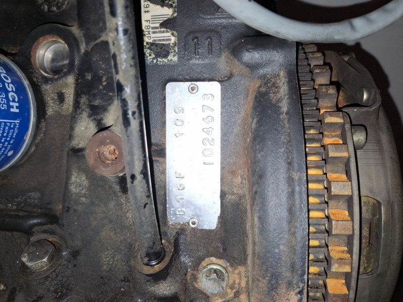Recambio de motor completo para volvo serie 440 b16f referencia OEM IAM B16F  