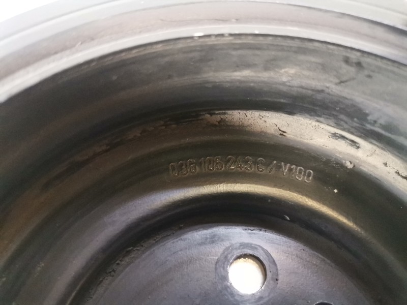 Recambio de polea cigueñal para audi a3 (8p1) bkd referencia OEM IAM 03G105243C  