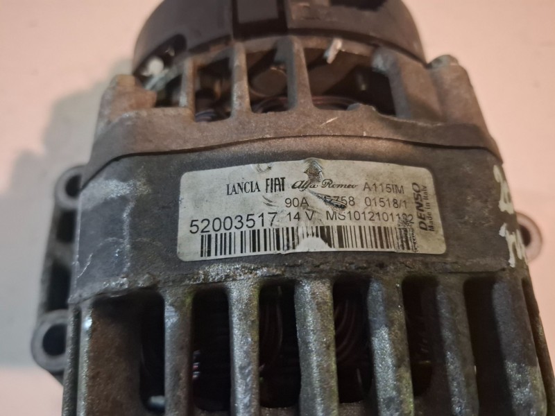 Recambio de alternador para fiat ii doblò (263) cargo 330a1000 referencia OEM IAM 52003517  