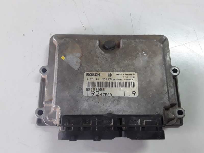 Recambio de centralita motor uce para fiat stilo (192) 192a1000 referencia OEM IAM 0281011553/55198058/19247EAA  