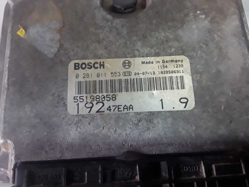 Recambio de centralita motor uce para fiat stilo (192) 192a1000 referencia OEM IAM 0281011553/55198058/19247EAA  
