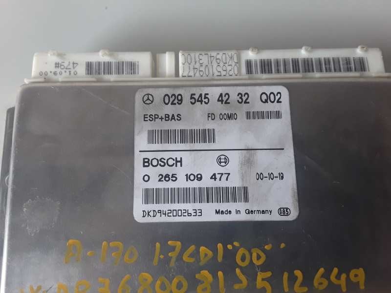 Recambio de modulo electronico para mercedes-benz clase a (bm 168) referencia OEM IAM 0295454232Q02/0265109477  