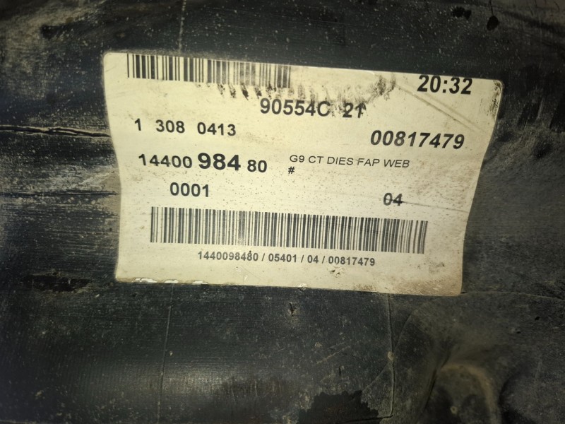 Recambio de deposito combustible para fiat scudo (272) furgón rh02 referencia OEM IAM 1440098480  