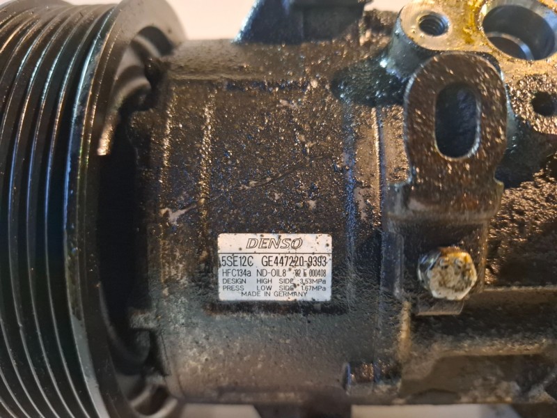 Recambio de compresor aire acondicionado para toyota avensis berlina (t25) 1azfse referencia OEM IAM 4472209393  