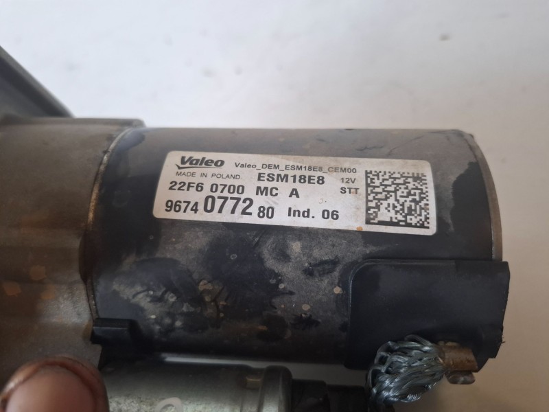 Recambio de motor arranque para peugeot 5008 5g01 referencia OEM IAM 9674077280  